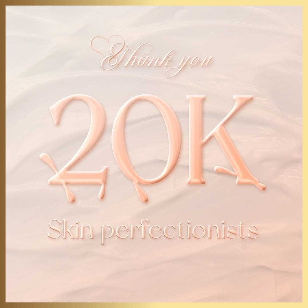 20K- celebrating- success- Skin- perfectionists- Audience- Instagram