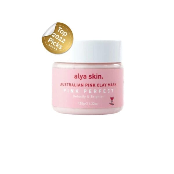 alya skin detoxifies and brighten pink clay mank