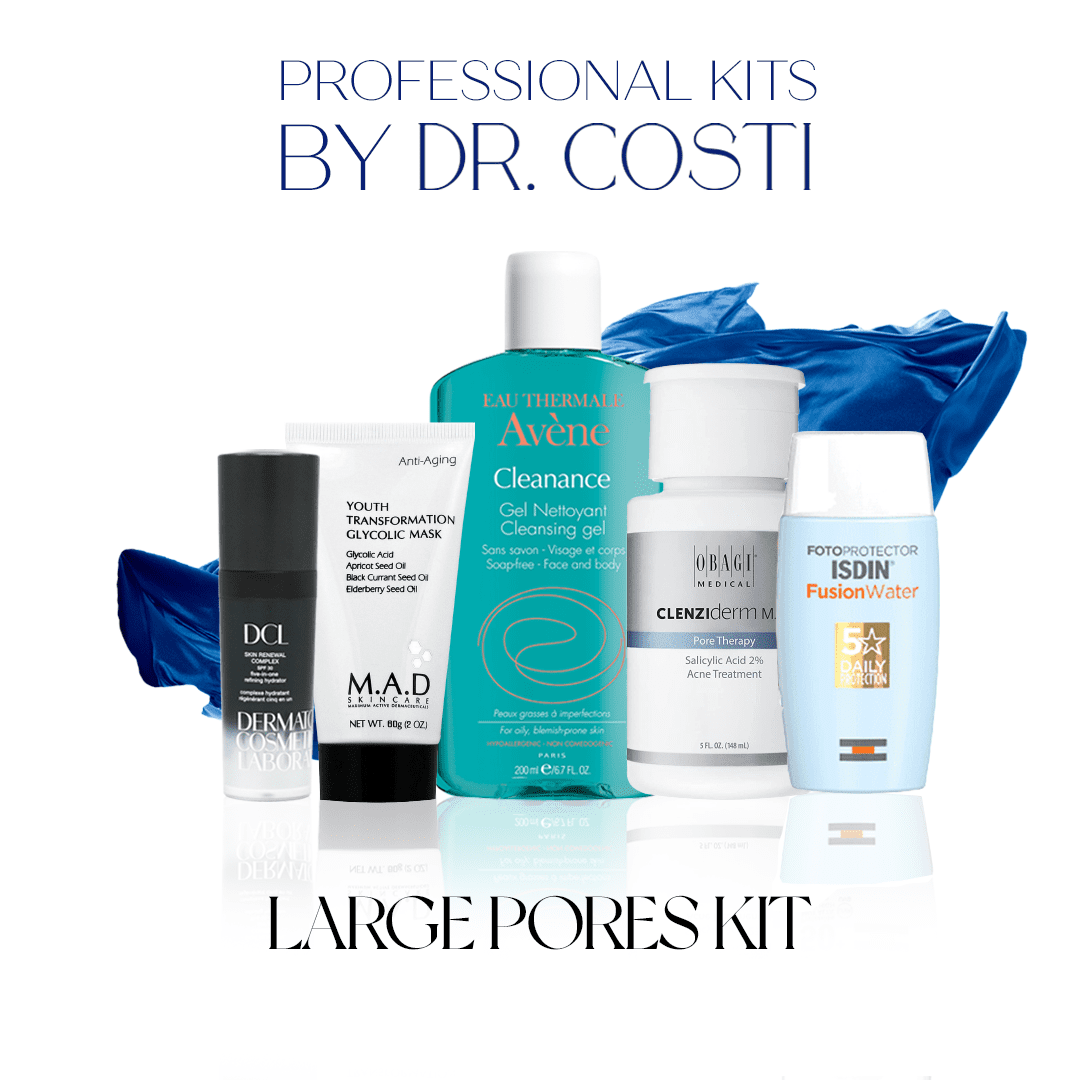 Dr Costi-Professional kit-DCL-MAD-Avene-Obagi-Isdin-Large pores