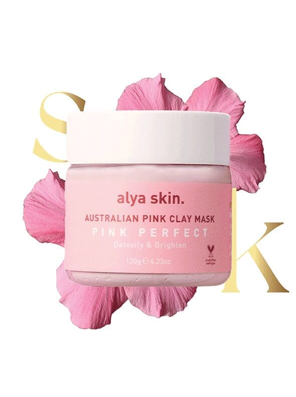 Alya Skin-Australian pink clay mask-pink perfect-Detox-Brighten
