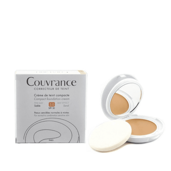 Avene Compact foundation creams, mat effect SPF 30 Sable