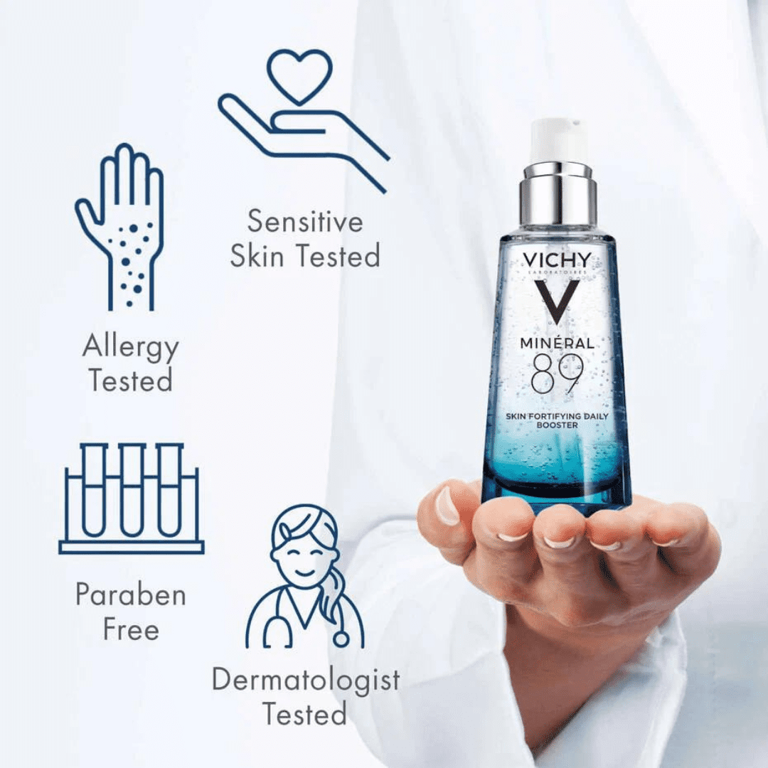 Vichy Mineral 89 Hyaluronic Acid Hydrating Serum for All Skin Types 50ml