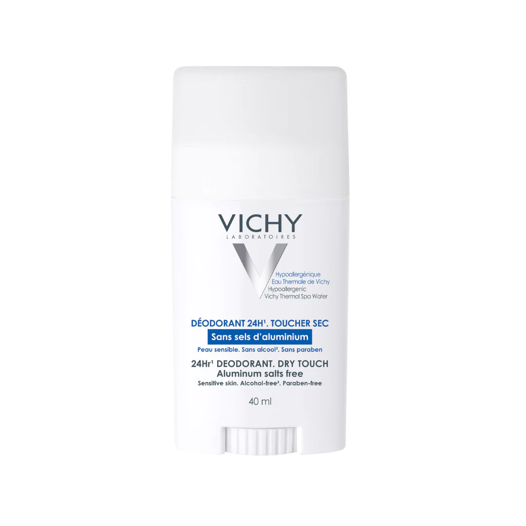 Vichy 24 Hour Mineral Aluminium Free Deodorant Stick for Sensitive Skin 40ml
