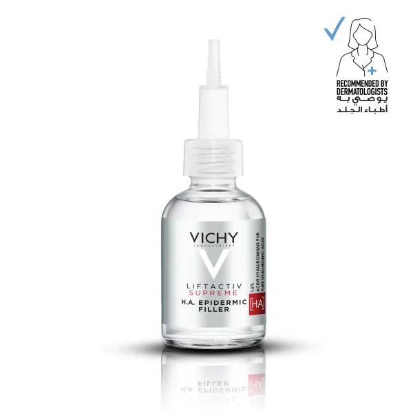 Vichy Liftactiv Supreme HA Filler Hyaluronic Acid Serum To Reduce Wrinkles, Plump, & Smooth 30ml