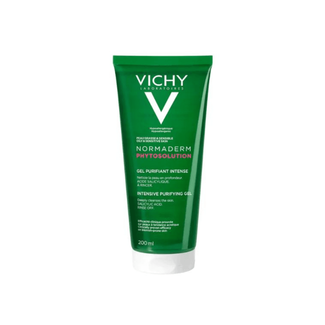 Vichy Normaderm Phytosolution Face Cleanser Gel for Oily/Acne Skin with Salicylic Acid 200ml