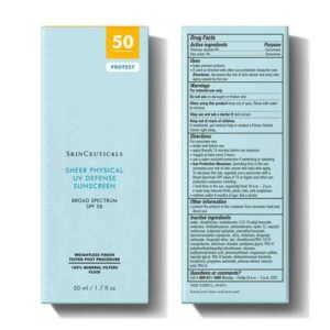 SkinCeuticals Sheer Mineral UV Defense Sunscreen SPF50 for All Skin Types 50ml