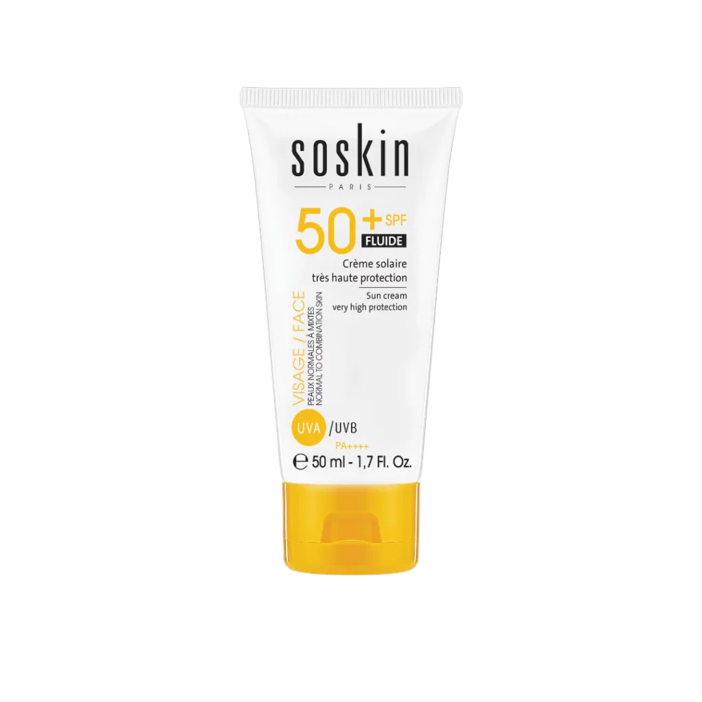 Soskin Sun Cream Very High Protection Fluid Texture SPF50 – 50ml