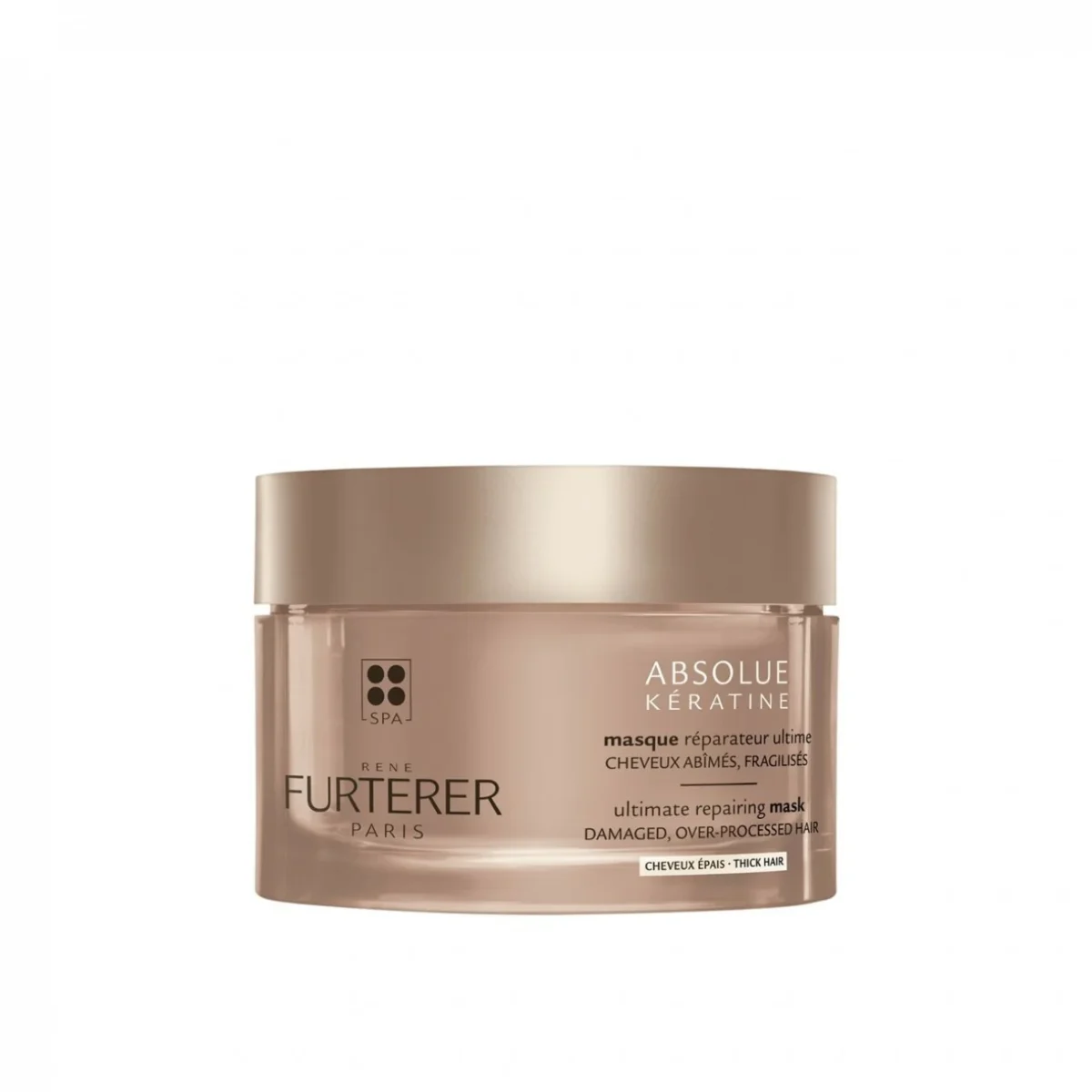 Rene Furterer Absolue Keratine Renewal Care Ultimate Repairing Mask – Damaged over-Processed Hair – 200ml