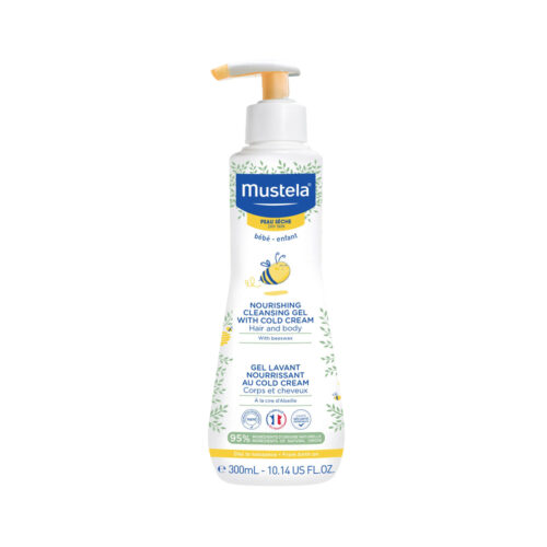 Mustela Nourishing Cleansing Gel With Cold Cream Hair & Body – 300ml