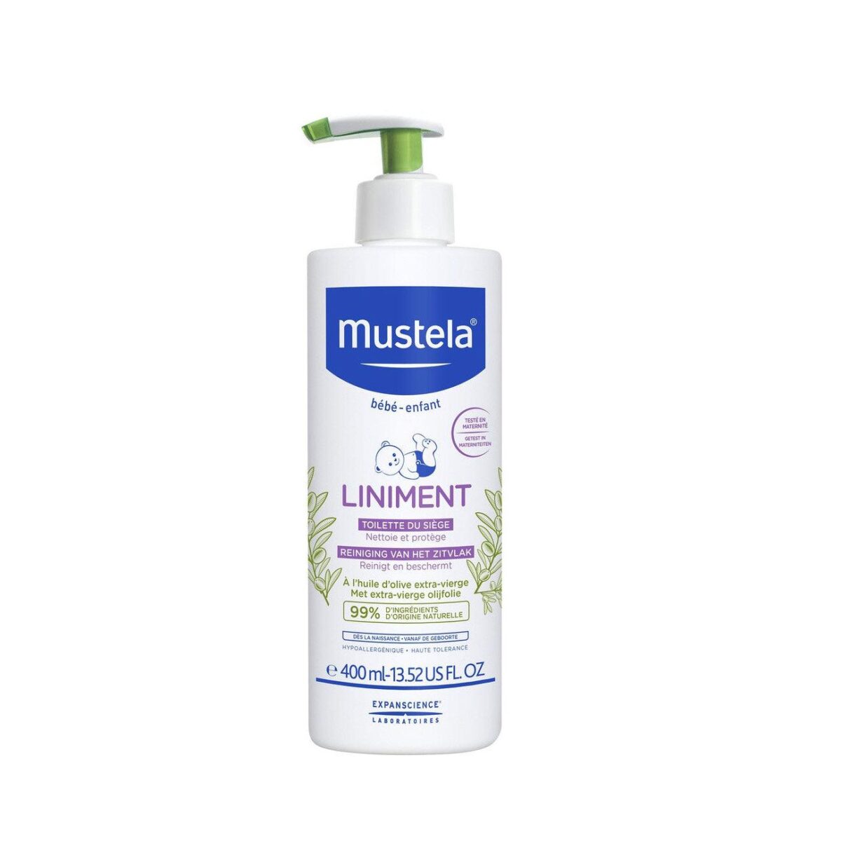Mustela Liniment Diaper Change Cleanser – 400ml