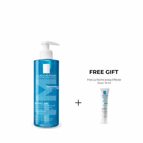La Roche-Posay Effaclar Cleansing Gel 400ml + Free La Roche posay Effaclar Duo+ 15 ml