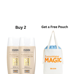 2 X Isdin Fotoprotector Fusion Water Color SPF50 – 50ml- Bronze Sun Bundle