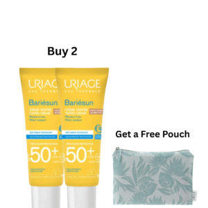 2 X Uriage Bariesun SPF50+ Tinted Cream – 50ml Golden Tint Sun Bundlepy)