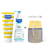 Private: Buy Mustela Stelatopia Cleansing Gel – 200ml + Mustela Selatopia Face Emolient Cream – 40ml Get 15% Off