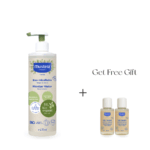 Buy Mustela Certified Organic No-Rinse Micellar Water – 400 ml Get 2* Free Mustela Gentle Organic Cleansing Gel Hair & Body – 45ml