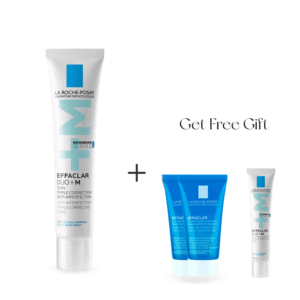 Buy La Roche Posay Effaclar Duo+M – 40ml Get Free La Roche Posay Effaclar Duo+M – 15ml + Free 2 x La Roche Posay Effaclar Gel Moussant – 50ml