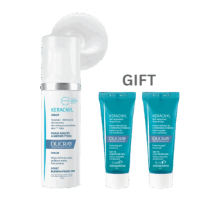 Buy Ducray Keracnyl Serum – 30ml Get 2 Free Ducray keracnyl Cleansing Gel -10ml