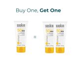 Buy Soskin Sun Cream Very High Protection Fluid Texture SPF50  – 50ml Get 1 For Free