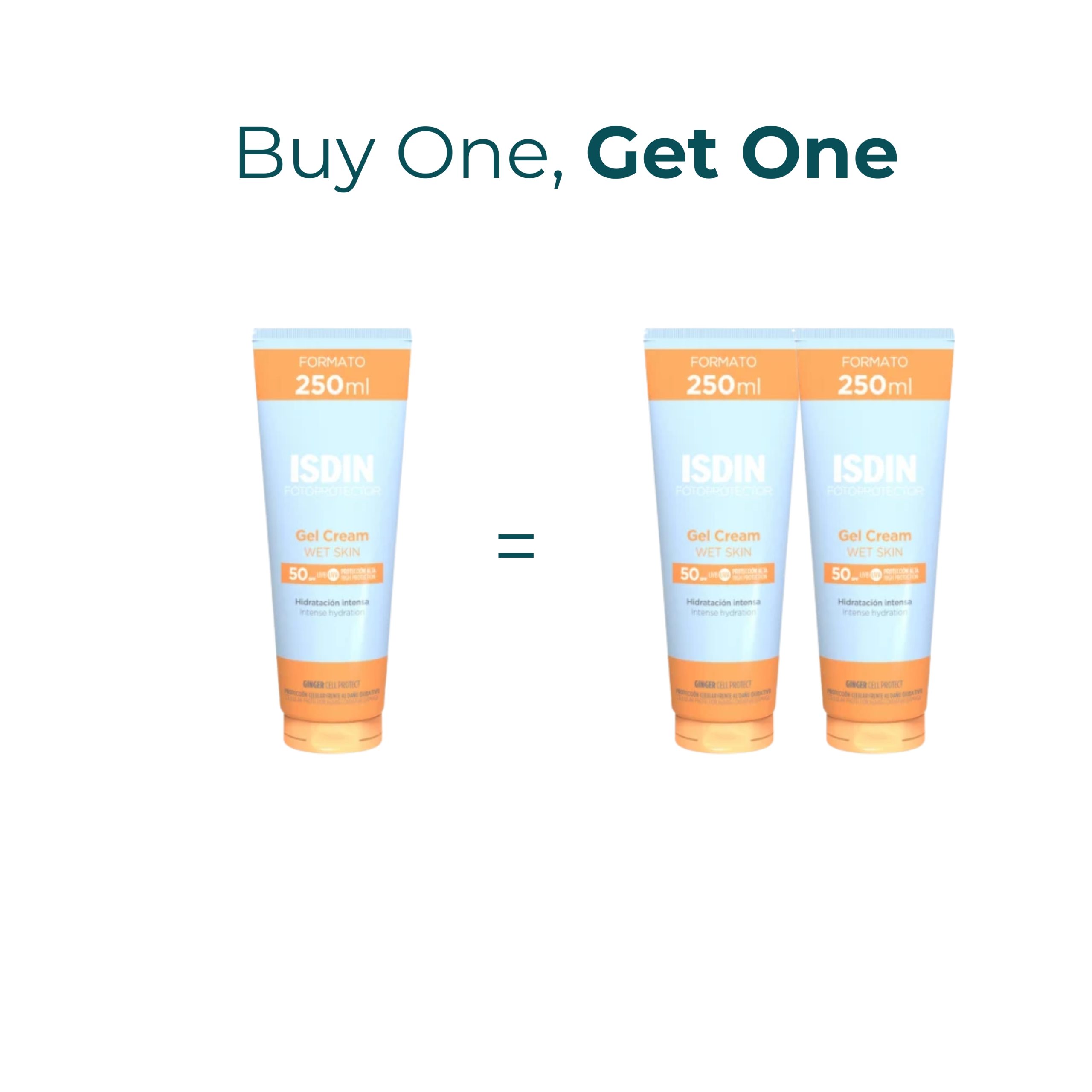 43 Buy Isdin Fotoprotector Gel Cream Wet Skin SPF30 – 250ml Get 1 For Free