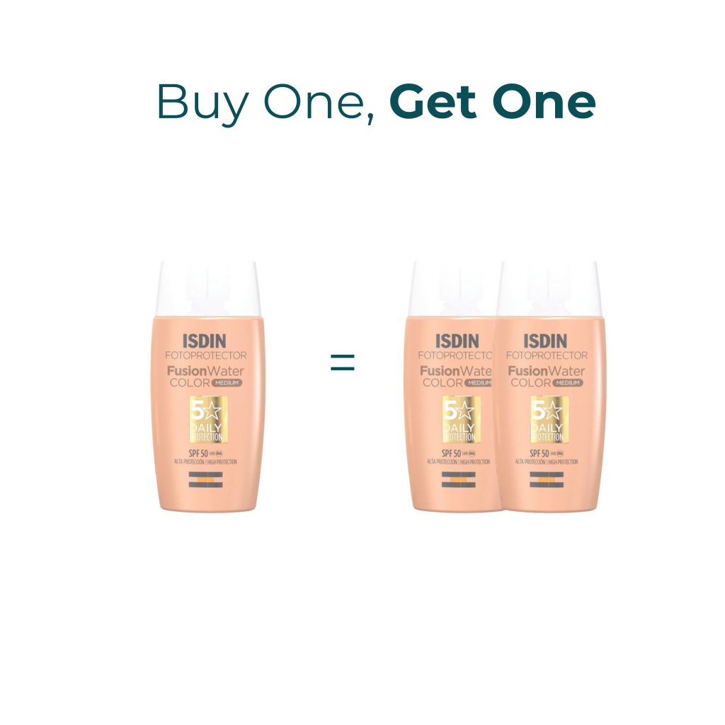 Buy Isdin Fotoprotector Fusion Water Color SPF50 – 50ml- Bronze  Get 1 For Free